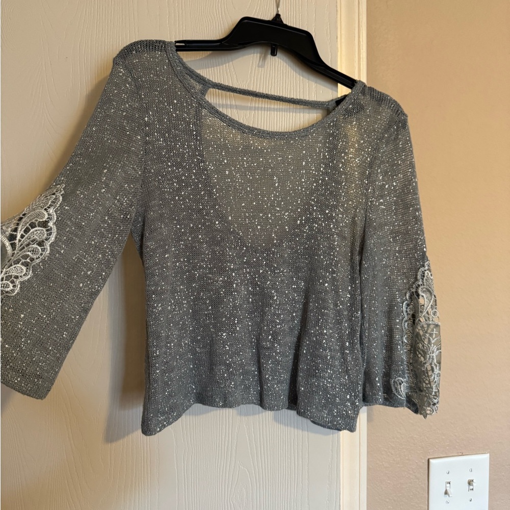 See through sweater/top